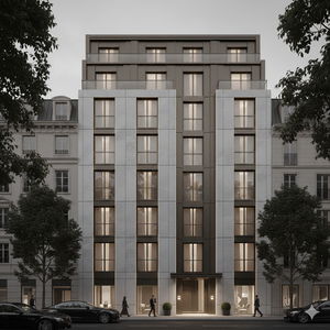 Mueble de Baño Moderno JY Project Personalizado, con Doble Lavabo, Espejo y Gabinetes Independientes, en MDF Lacado, Montado en el Suelo, Tendencia 2026 - Product Image 1