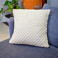 OEM coloré macramé blanc housse de coussin par coton délicieux macramé taie d'oreiller coton taie d'oreiller