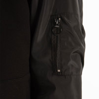 Blouson Bomber Léger et Décontracté pour Homme, Hiver, Col Montant, Fermeture Éclair, Logo Personnalisable, Tissu Toile, Services OEM