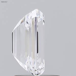 Diamante de corte esmeralda de 2,37 quilates cultivado en laboratorio con certificación IGI E Color VS1 Clarity Lab-Stone - Product Image 4