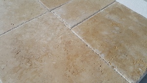 Baldosas de Travertino Nogal con Borde Cincelado 20x20cm, Duraderas para Exteriores, Jardín, Camino de Entrada, Fabricadas en Turquía, para Hotel y Villa - Product Image 6