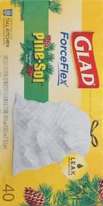 Bolsas de Basura Glad ForceFlex Altas para Cocina, con Cierre de Cordón, 13 Galones, Aroma Pine-Sol Original, 40 Unidades (Paquete de 2) - Product Image 2