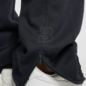 Nouveau pantalon de survêtement en molleton de coton personnalisable pour homme, coupe droite, respirant, décontracté, de qualité supérieure, couleur personnalisée, idéal pour l'hiver - Product Image 4