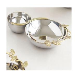 Hammered Stainless Steel Decorative <b>Bowl</b> Exclusive Quality Gold Color <b>Dessert</b> Fruits Serving <b>Bowl</b> For Best Selling - Product Image 5