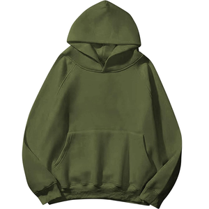 Pull à capuche surdimensionné pour hommes grande taille avec logo personnalisé Tissu polaire de qualité exportée avec impression brodée pour vêtements d'hiver - Product Image 3