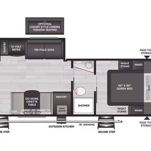 Nouveau 2026 Keystone B-u-l-l-e-t Crossfire 245RKS - Product Image 1