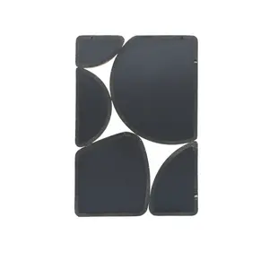 Miroir mural en métal doré avec cadre fin Rectangle Dressing Mur grande longueur Salon Miroir décoratif Décoration intérieure - Product Image 6