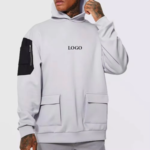 เสื้อฮู้ดแบบสวมหัวสำหรับผู้ชายราคาถูกผลิตจากโรงงาน - Product Image 5