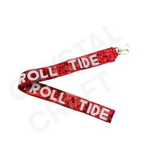 Correas de bolso con cuentas de oro blanco personalizadas, accesorios de moda con diseño de lentejuelas, correa de monedero con cuentas - Product Image 2