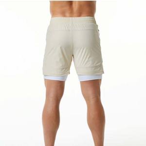 Precio de fábrica, nueva tendencia, ropa de hombre, pantalones cortos para correr, secado rápido, algodón, poliéster, ropa de calle, pantalones cortos de entrenamiento con bolsillo - Product Image 4