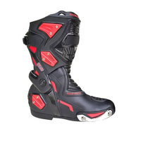 Cuero Motocross Long Racing Motorcycle Riding Off-Road Moto Riding Long Knee High Shoes Equipo de protección Botas