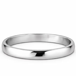 Anillo Clásico de Plata de Ley 925 |   Anillo de Boda Minimalista de Plata Maciza |   Proveedor Mayorista OEM ODM - Product Image 1