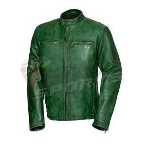 Veste de moto de course personnalisée de haute qualité pour hommes respirant en cuir véritable rembourré vêtements de sport élégant personnalisable - Product Image 1