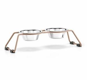 Bols d'alimentation pour animaux de compagnie en argenterie ronde de qualité supérieure avec support en fer Bol de nourriture pour chien de qualité de luxe Design élégant Bol élégant à bon prix - Product Image 3