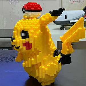 Ensemble de blocs Nano Bricks pour Pokémon Pikachu, en plastique ABS, modèle de dessin animé DIY, jouet éducatif pour cadeau, figurine Pikachu - Product Image 4