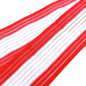 Bandes de genou en néoprène rayées rouge et blanc, robustes, protection professionnelle, sangles élastiques pour la musculation, l'entraînement en salle de sport - Product Image 5