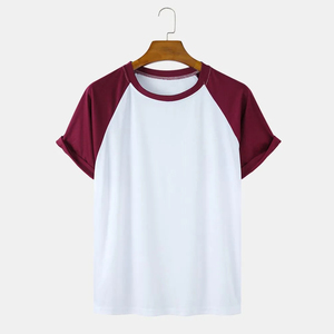 Venta al por mayor 100% algodón Jersey camisetas OEM ODM sublimación Casual Regular Fit patrón sólido impreso transpirable secado rápido hombres - Product Image 3