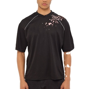 เสื้อยืดสกรีนลายขายดีจากโรงงาน แขนเสื้อแบบเรกแลน เสื้อยืดเปล่า แขนสั้น แฟชั่นทันสมัย เนื้อผ้าตาข่าย - Product Image 6