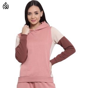 Sudaderas transpirables con logotipo personalizado para mujer Sudadera con capucha corta para mujer Sudaderas con capucha de punto cortas - Product Image 1