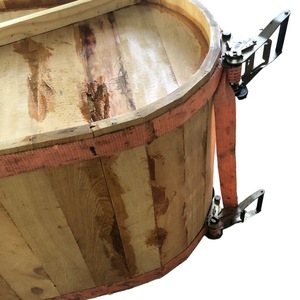 Bañera de madera vendedora caliente Bañera de madera redonda de pino Bañera de masaje Precio barato para venta al por mayor Hecho en fabricante de Vietnam - Product Image 3