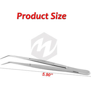 London College pince à épiler 15cm Instruments médicaux dentaires en acier inoxydable de haute qualité entièrement réutilisables orthodontique multi-usages - Product Image 3