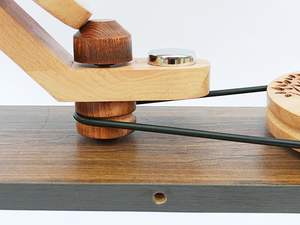 Enrouleur de boule de fil en bois pour tricoter le crochet-Naturel à la main-Enrouleur de boule de traction centrale de cadeaux de tricoteuse (arbre de vie) - Product Image 4