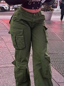 Custom Casual Design Wholesale <b>Pants</b> High Quality Lightweight Woman Trousers Organic Cotton Stylish <b>Cargo</b> <b>Pants</b> <b>Women</b> - Product Image 2