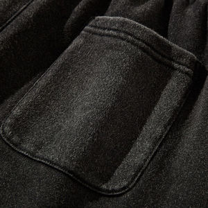 Oem nueva llegada pantalones cortos hombres Casual Jogger sudor Vintage ácido lavado pantalones cortos - Product Image 6