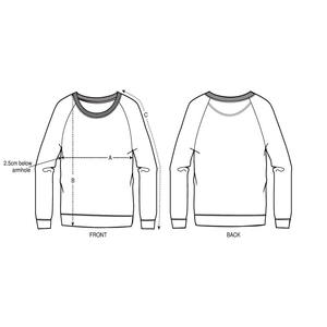 Vêtements d'hiver en gros 2025 Pull à manches longues pour femmes Taille régulière Acid Washed Crewneck Sweatshirt Personnalisé - Product Image 6