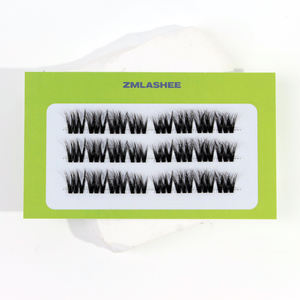 رموش صناعية نباتية معقمة قابلة لإعادة الاستخدام ذاتية اللصق بالجملة من المورد الأصلي طويلة الأمد كثيفة مسبقة اللصق - Product Image 1