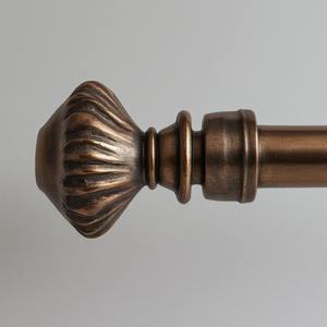 Opulent Line Modern Metal Single <b>Curtain</b> Pole with Golden Tone Surface Durable and Luxurious Decorative Element - Product Image 6