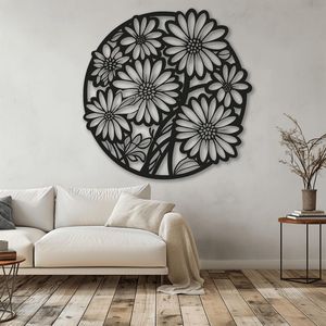 Panneau mural en métal élégant, conçu pour ajouter un éclat de luxe aux espaces modernes de salon et de chambre à coucher - Product Image 2