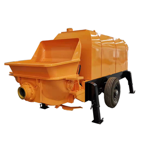 Pompe à béton diesel mobile de bonne qualité, prix d'usine en Chine, prix de la pompe à béton sur remorque - Product Image 2