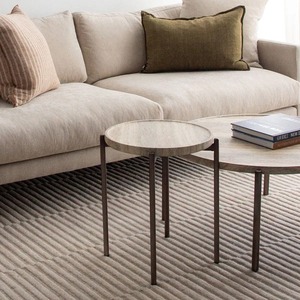 Mesa Auxiliar de Madera con Base de Hierro y Superficie de Madera para Café - Product Image 6