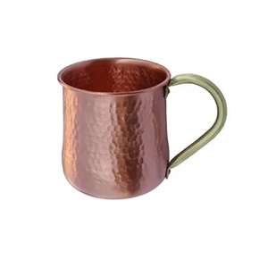 Taza de mula de Moscú de cobre con acabado liso de alta calidad para bebidas frías, cerveza, vino, uso para beber, Bar, Hotel, decoración del hogar - Product Image 2