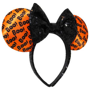 H.E.R ACCESSORIES Diadema con Orejas de Minnie Mouse de Disney con Licencia Oficial, Diseño Personalizado para Niños, Lindo Regalo de Halloween con Diseño de Animal, Hecho en EE. UU. - Product Image 1