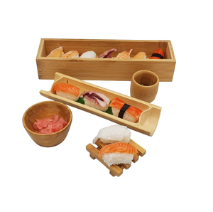 Plateau tubulaire en bambou pour décoration de Sushi, haute qualité, taille personnalisée, salle à manger, Style japonais - Product Image 1