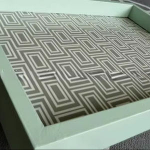 Plateau de service en bois MDF avec revêtement émaillé, design, pour hôtels et restaurants, articles de cuisine, plateau de table, haute qualité - Product Image 1