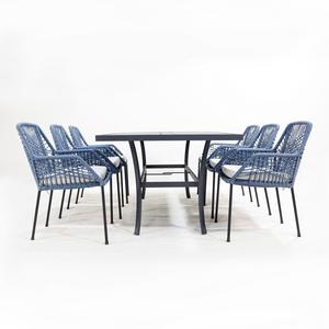 Chaise longue en rotin élégante et confortable de CH Factory avec caractéristiques réglables Repose-pieds Utilisation intérieure et extérieure Salon Jardins - Product Image 4