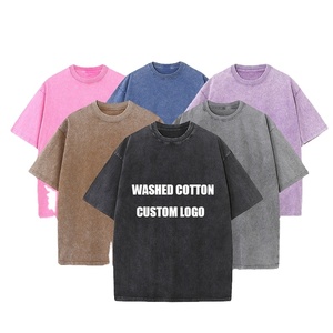Camisetas de Manga Corta para Hombre, Cuello Redondo, Tejido de Algodón Grueso de 220g, Corte Regular Unisex, Personalizadas con Serigrafía y Bordado, Venta al Por Mayor - Product Image 2