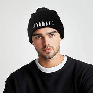 Gorro de invierno Unisex de alta calidad, diseño liso, hecho a medida en Pakistán, gorros a precio barato al por mayor - Product Image 2