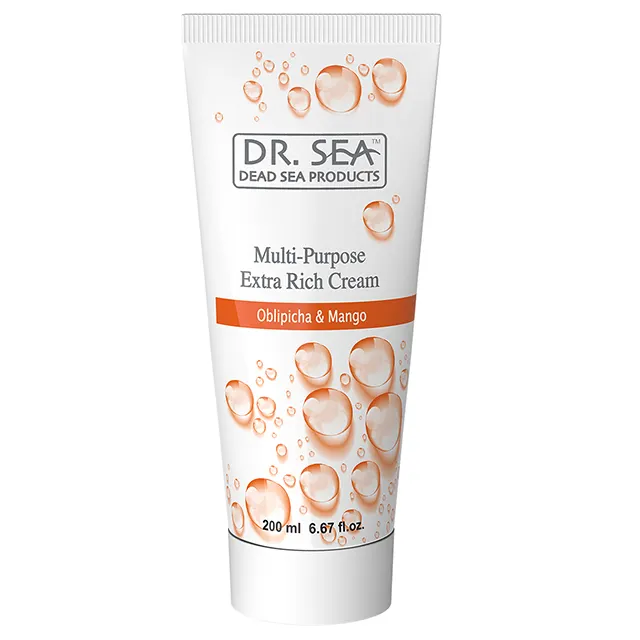 最高の多目的エクストラリッチクリームOblipicha & Mango by Dr.SEA Cosmetics Dead Sea Products Israel無料サンプル卸売