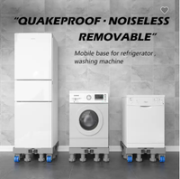 Quanjia Congélateur Sèche-linge Roue Universelle Machine À Laver Piédestal Base Support Support Pour Réfrigérateur