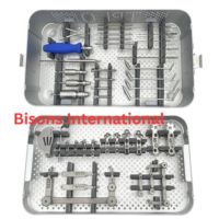 Kit de gabarit pour plaque TPLO en acier inoxydable de classe I certifié CE Bisons International – Instruments chirurgicaux vétérinaires pour plateau tibial