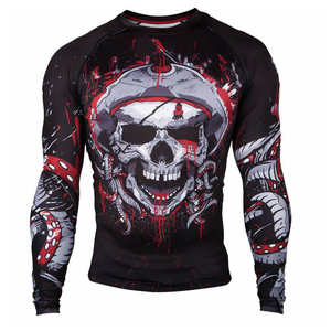 Chemise de compression Rashguard pour homme Vêtements de sport respirants à séchage rapide pour MMA, gym et entraînement - Product Image 6