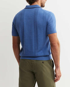 100% algodón de manga corta de gran tamaño para Polo, ropa informal con bordado personalizado e impresión digital, patrón sólido - Product Image 2