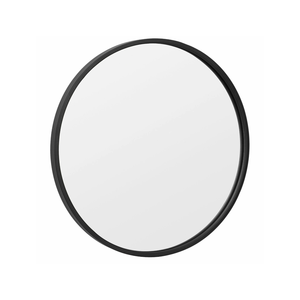 Miroir de salle de bain en verre minimaliste contemporain nordique alliage d'acier doux rond tenture murale cosmétique pour une utilisation décorative - Product Image 3