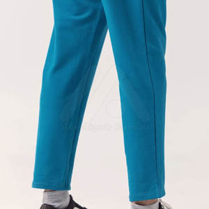 Custom Logo Men's Plus Size Casual Sportswear Training Trouser Mid Waist Straight Pattern Polyester/Cotton Quick Dry Breathable - Product Image 6