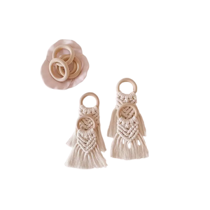 Meilleur porte-serviettes en anneau de mouchoir en macramé nouvellement conçu pour la décoration de table de mariage et de fête Prix - Product Image 3