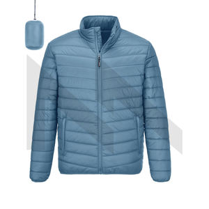 Chaqueta acolchada de precio barato de alta calidad Chaqueta acolchada de diseño único Chaquetas acolchadas de hombre de color sólido - Product Image 1